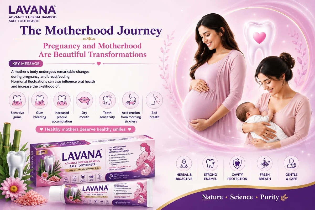 LAVANA™ Herbal Bamboo Salt Toothpaste