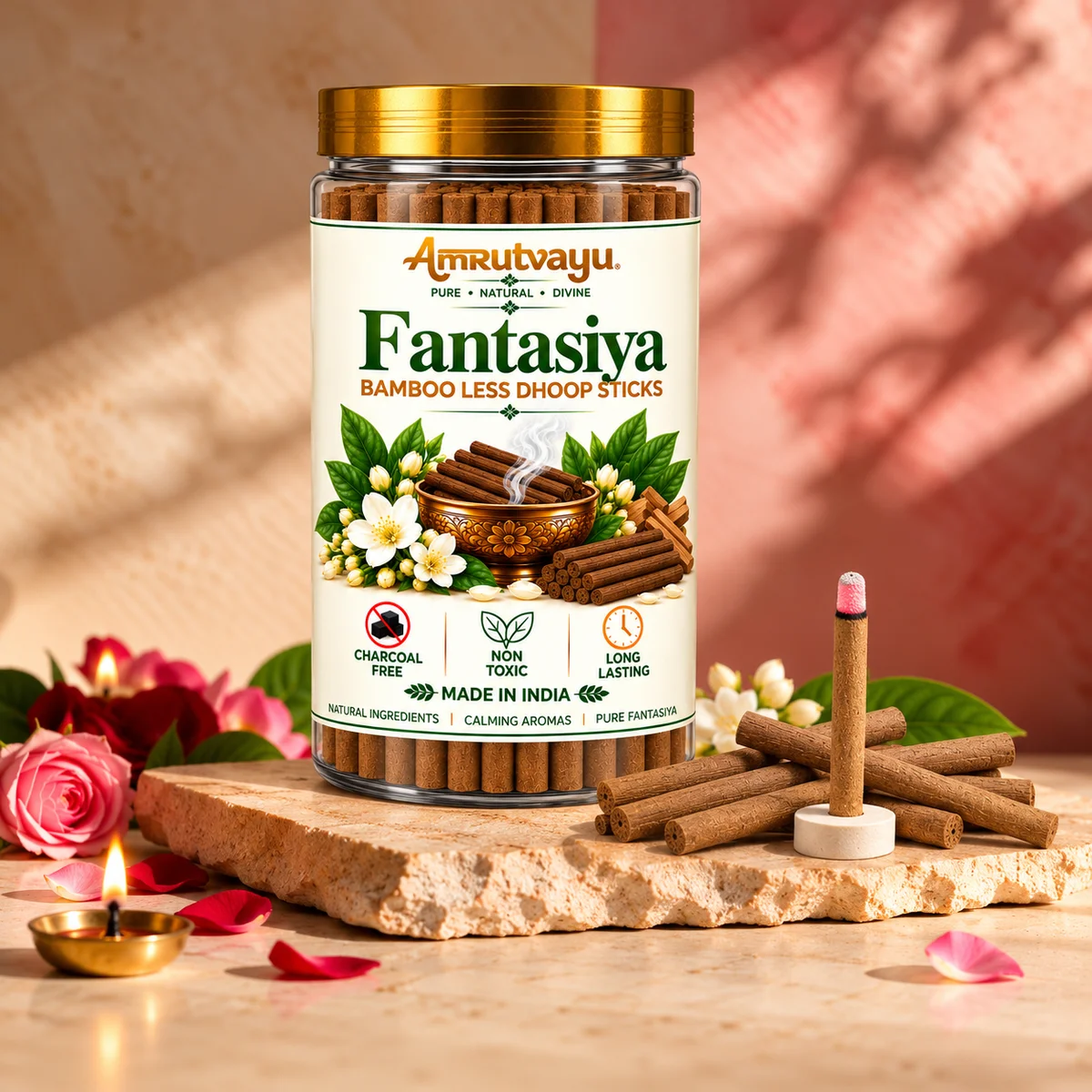 Fantasiya Dhoop Stick 4 inch