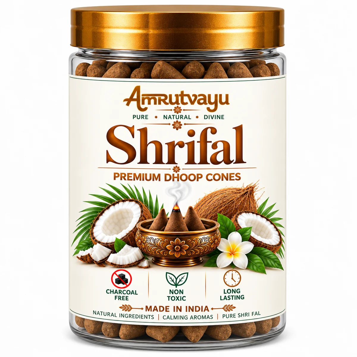 Shrifal Dhoop Cone 30 Incense Dhoop Cone 5
