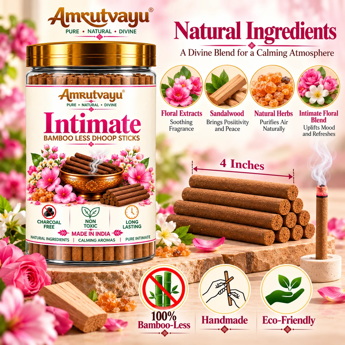 Intimate Dhoop Stick 4 inch 4