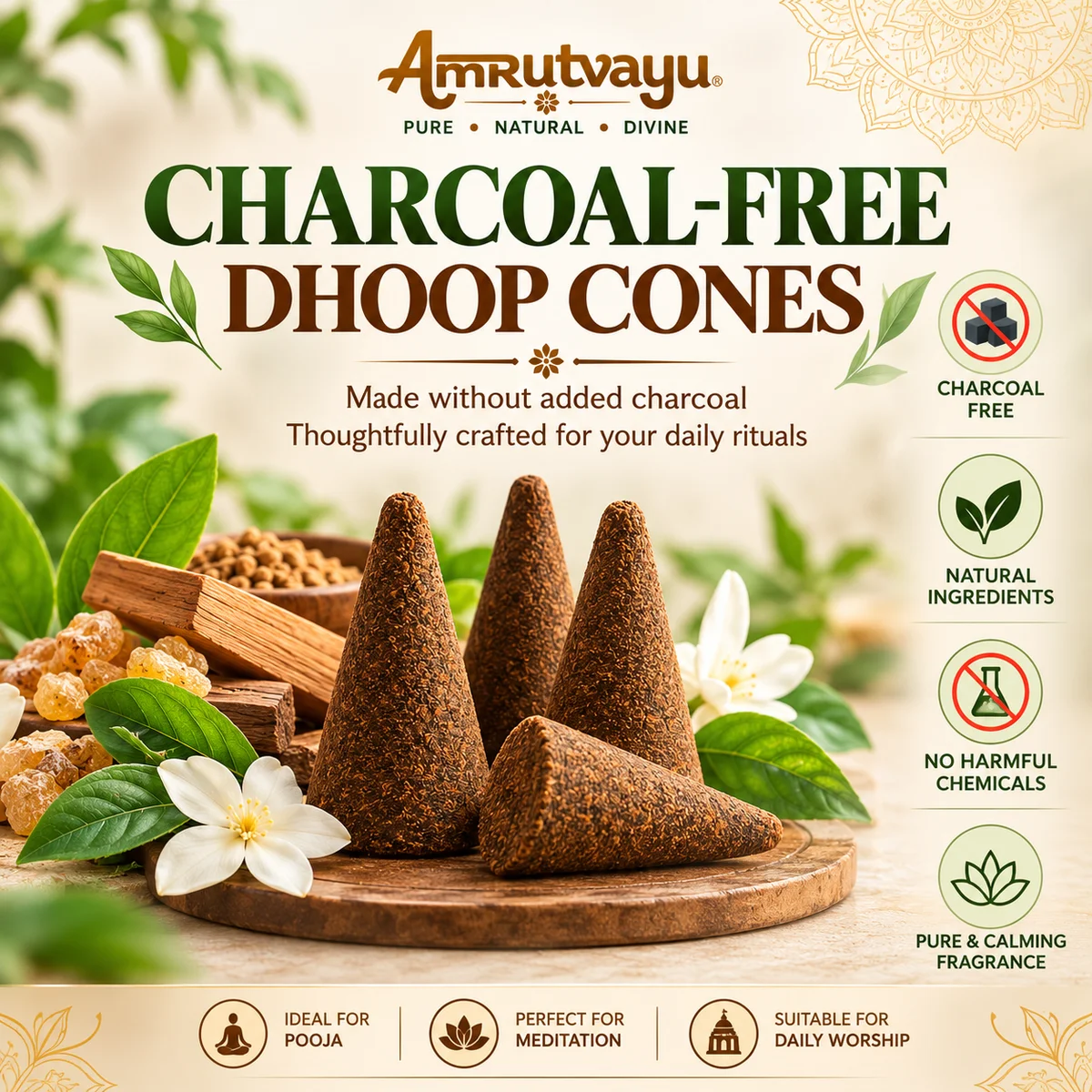 Shrifal Dhoop Cone 30 Incense Dhoop Cone 2