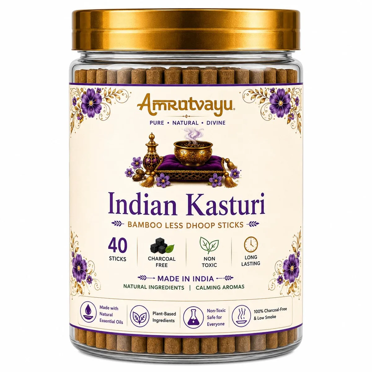 Indian Kasturi Dhoop Stick