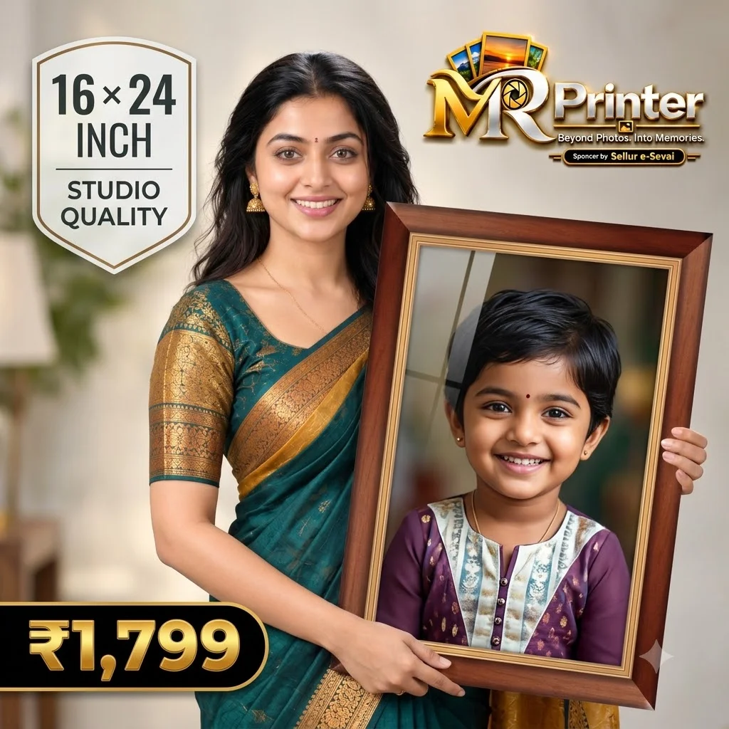 16×24 Inch Studio Quality Personalised Photo Frame | M R Printer 4