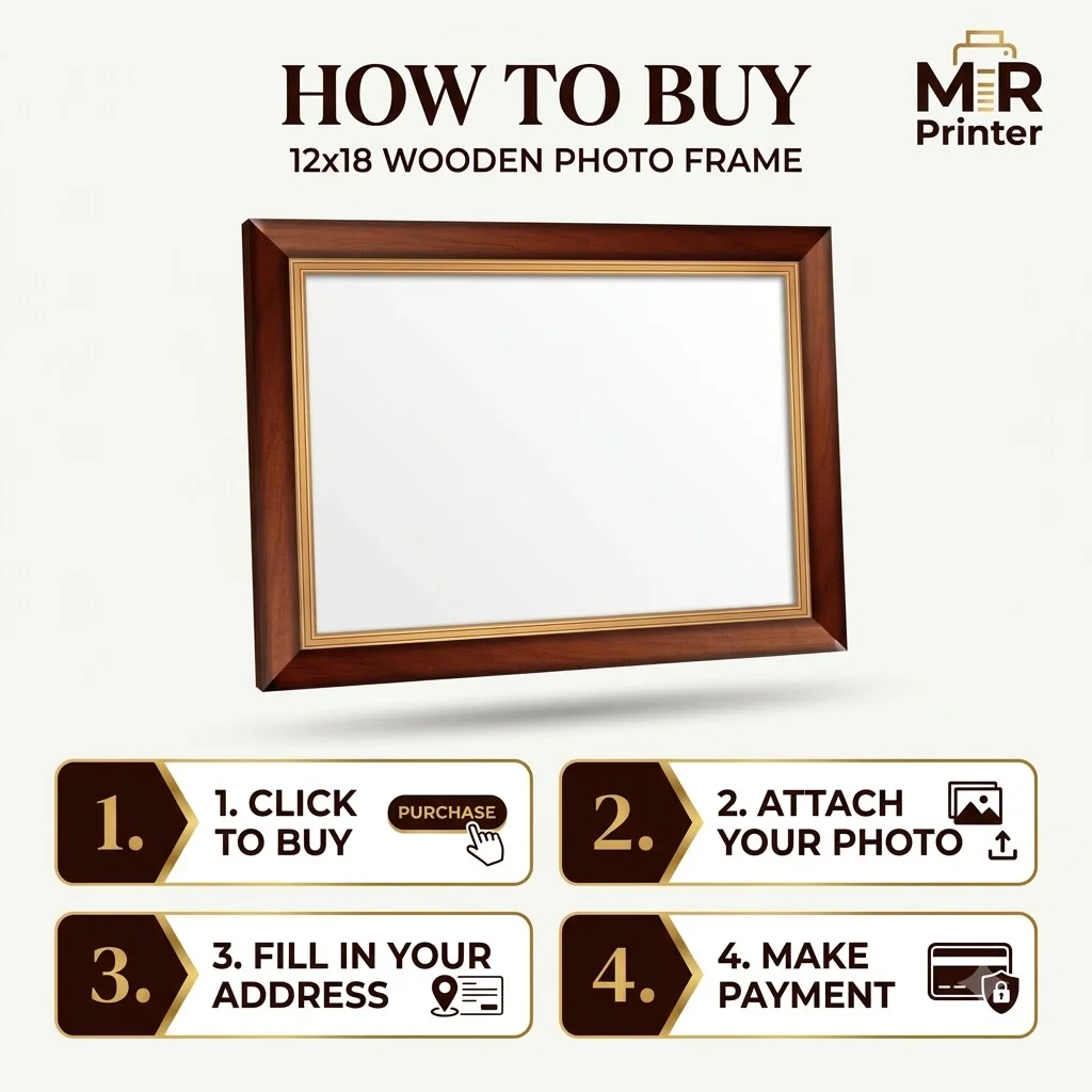 Personalised Photo Frame 12×18 Inch – Art Board Quality, 1-Inch Matte Frame | Buy 1–4 Combo Offers 6