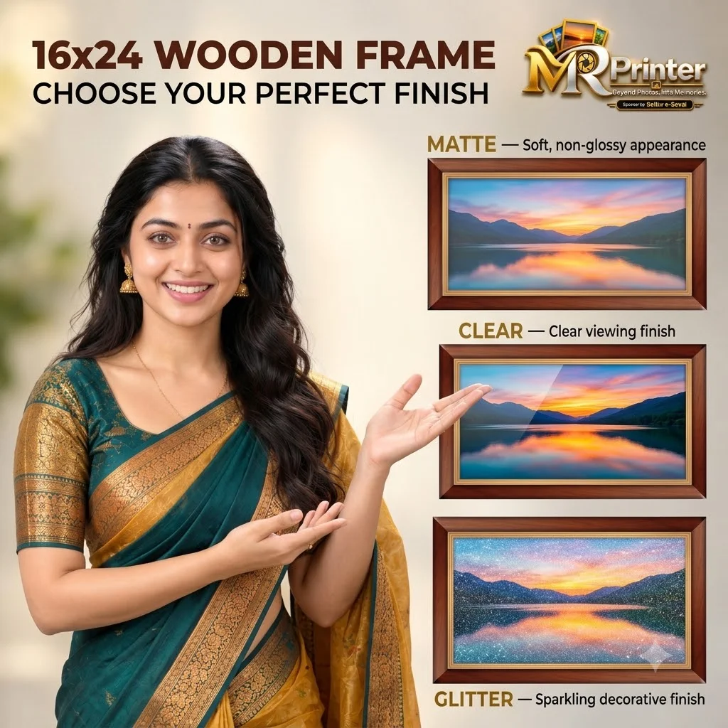 16×24 Inch Studio Quality Personalised Photo Frame | M R Printer 5