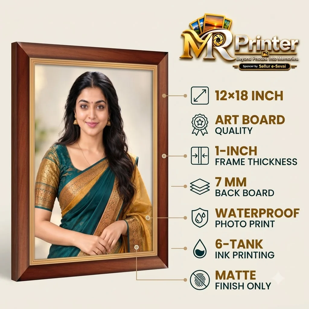 Personalised Photo Frame 12×18 Inch – Art Board Quality, 1-Inch Matte Frame | Buy 1–4 Combo Offers 2