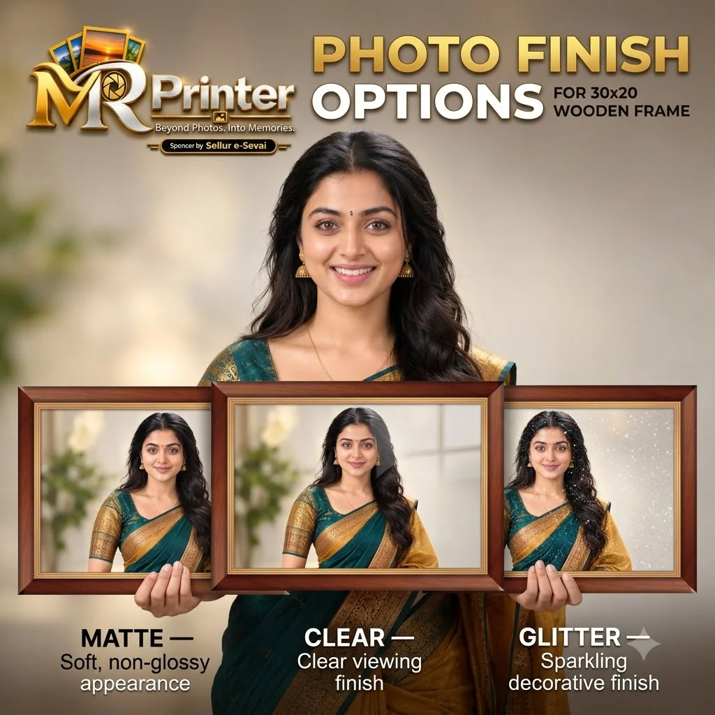 M R Printer 30 × 20 Inch Studio Quality Personalised Photo Frame — 1.5 Inch Thickness 4