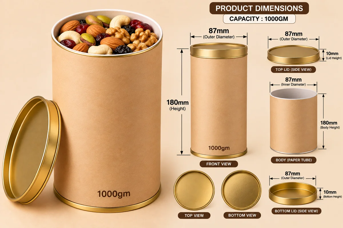 DRY-FRUITE ALUMINIUM COATED