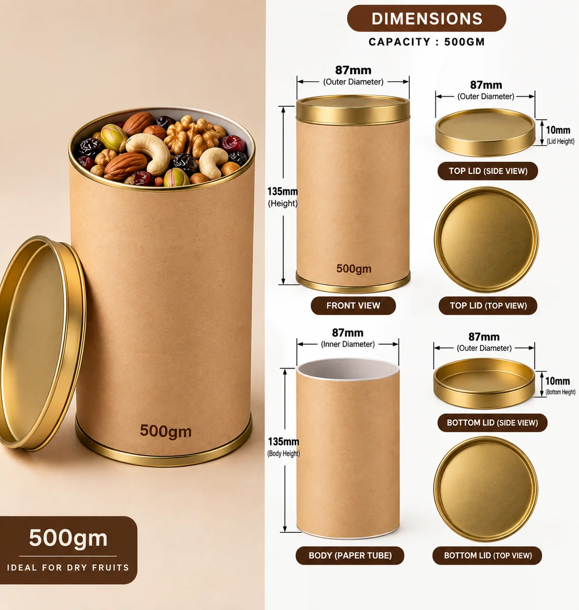 Dry Fruite 500gm | 2000pcs
