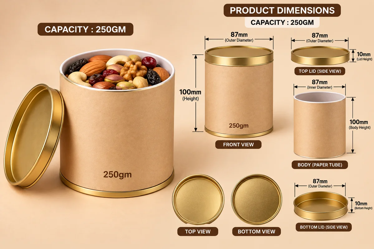 Dry Fruite 250gm | 1500pcs
