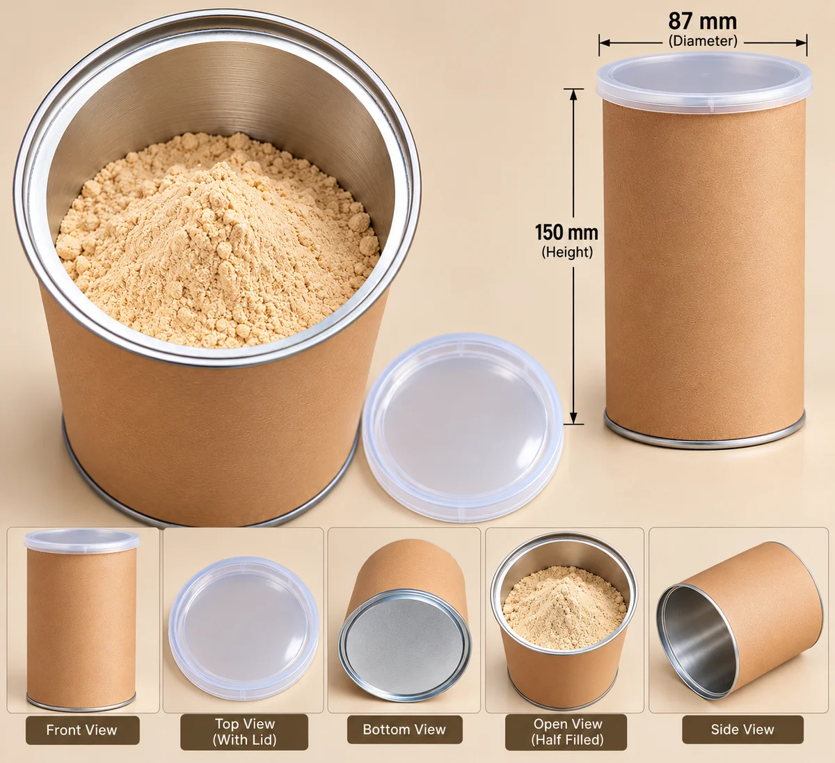 Powder Box 500gm Airtight Box