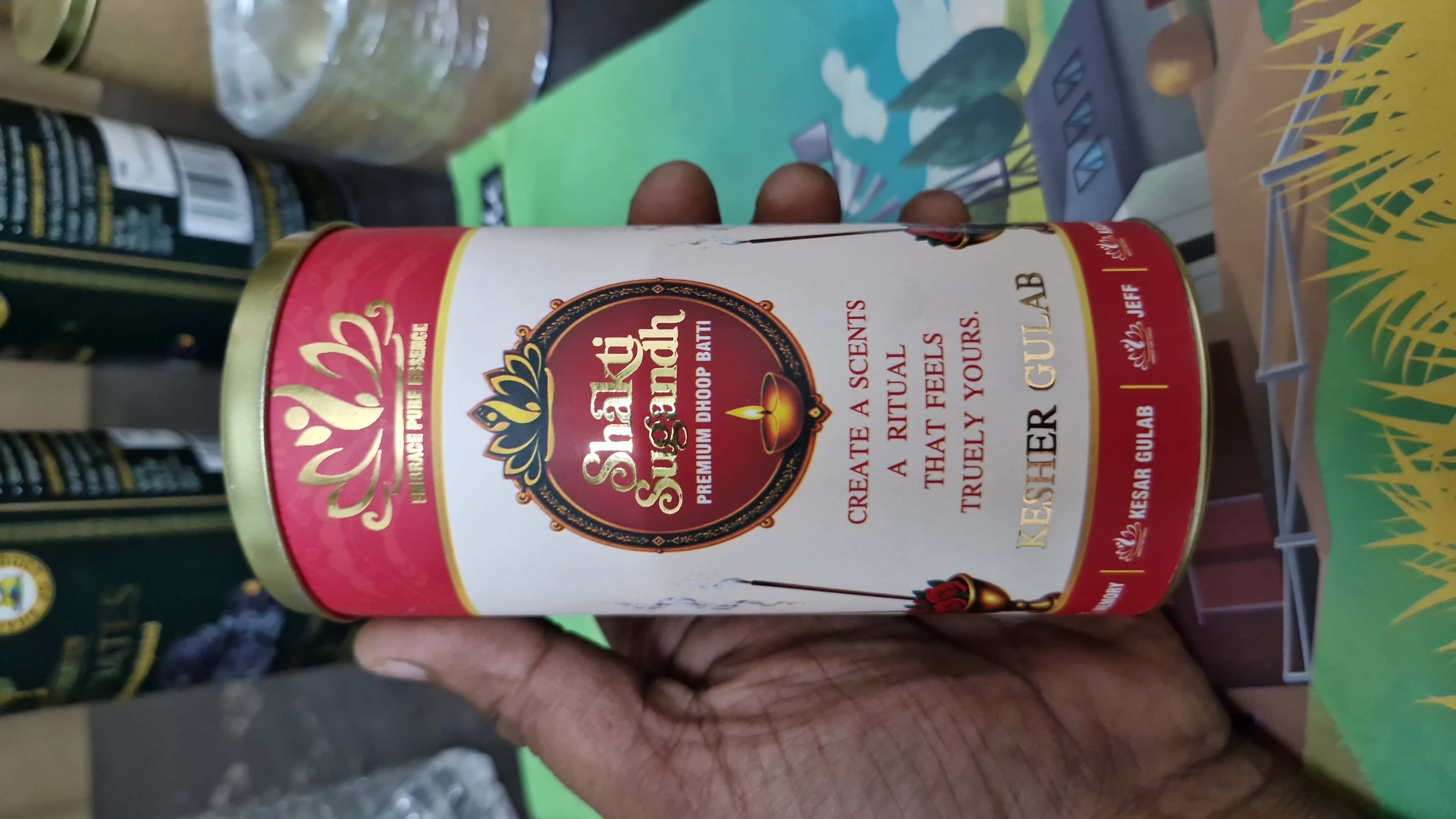 Paper Tube Box 5 Inch Height x 65mm Dia