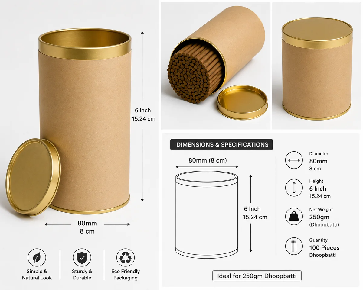 Agerbatti or Dhoopbatti 6inch box