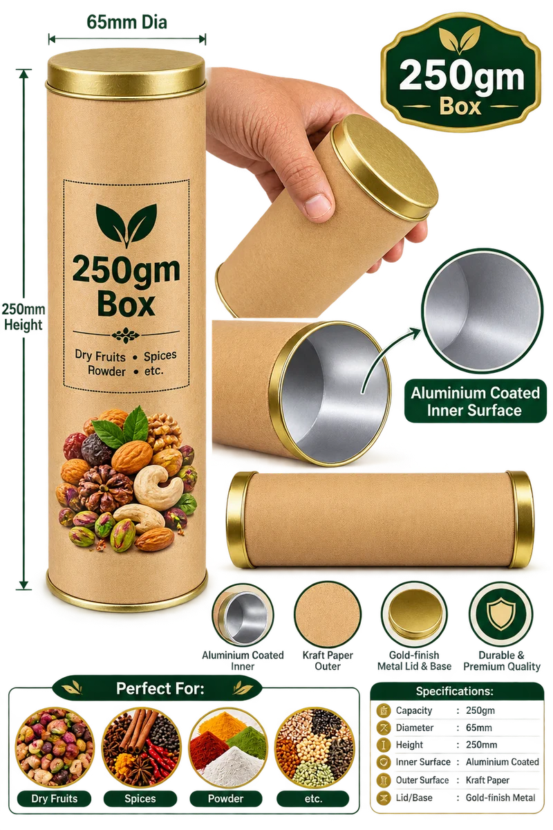 Paper Core Box 250gm | 500pcs