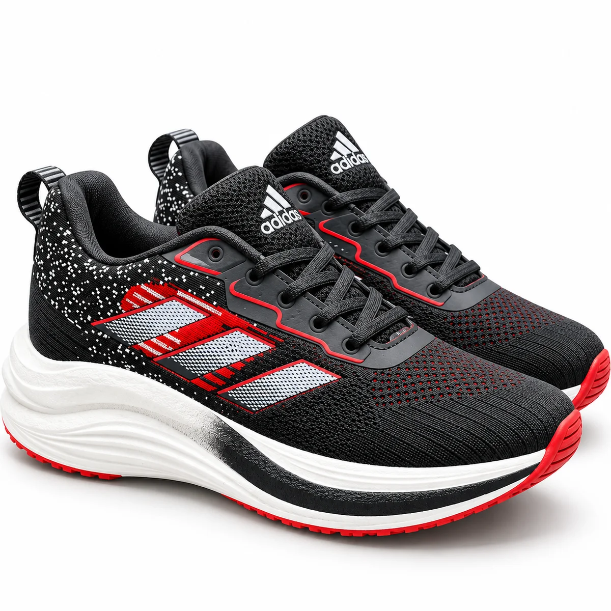 Adidas Black & Red Imported Mens 7a Super Premium Quality