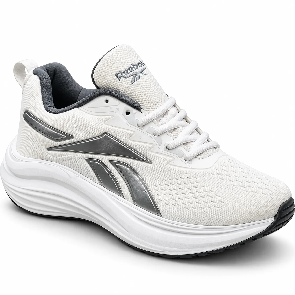 Rebook White and Silver Imported Mens 7a Super Premium Quality