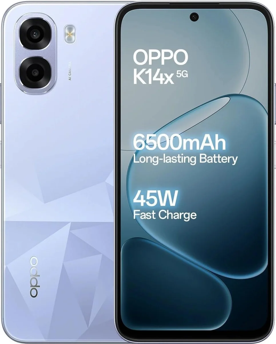 OPPO K14x 5G (ICY Blue, 4GB RAM, 64GB)