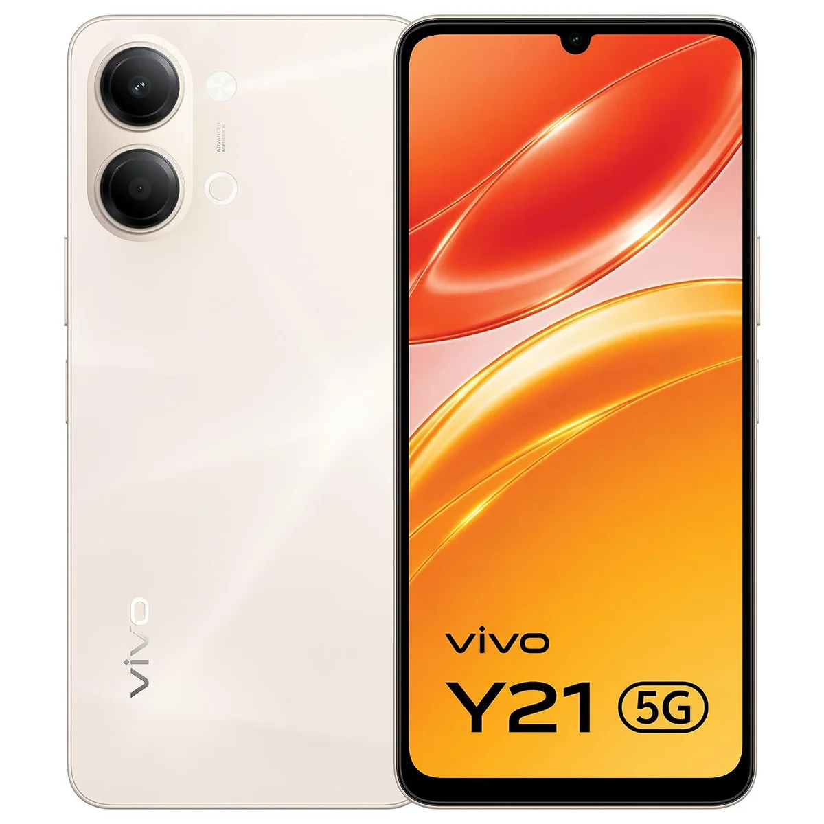 vivo Y21 5G (Straw Gold, 4GB RAM, 128GB Storage) with No Cost EMI/Additional Exchange Offers