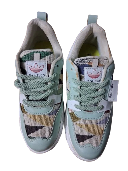 Green Funky Shoes 2