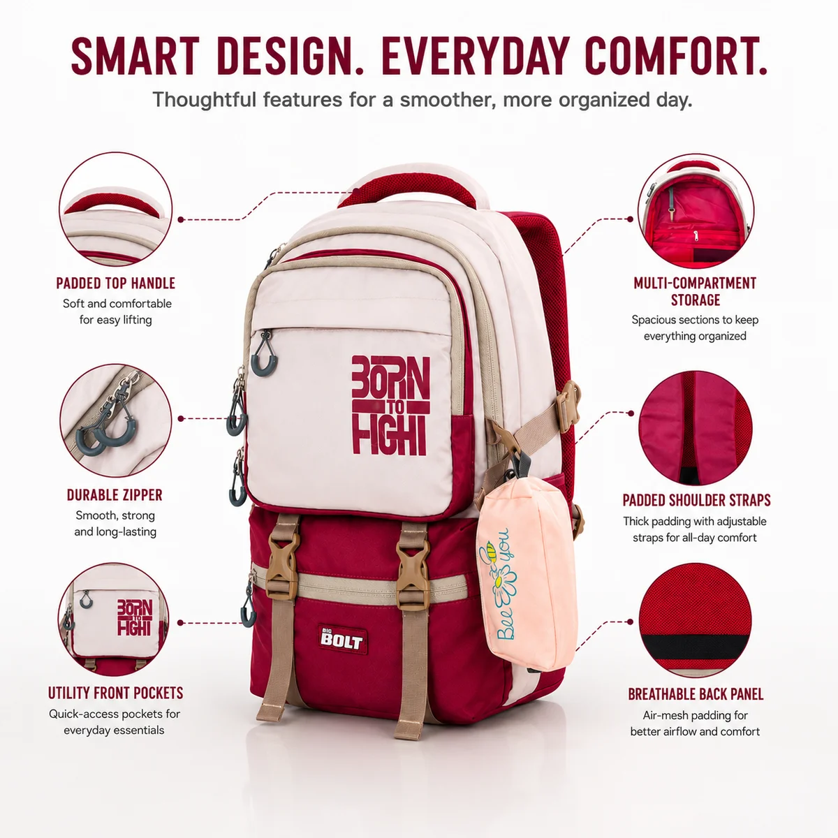 bayberry korean style backpack lifestyle image