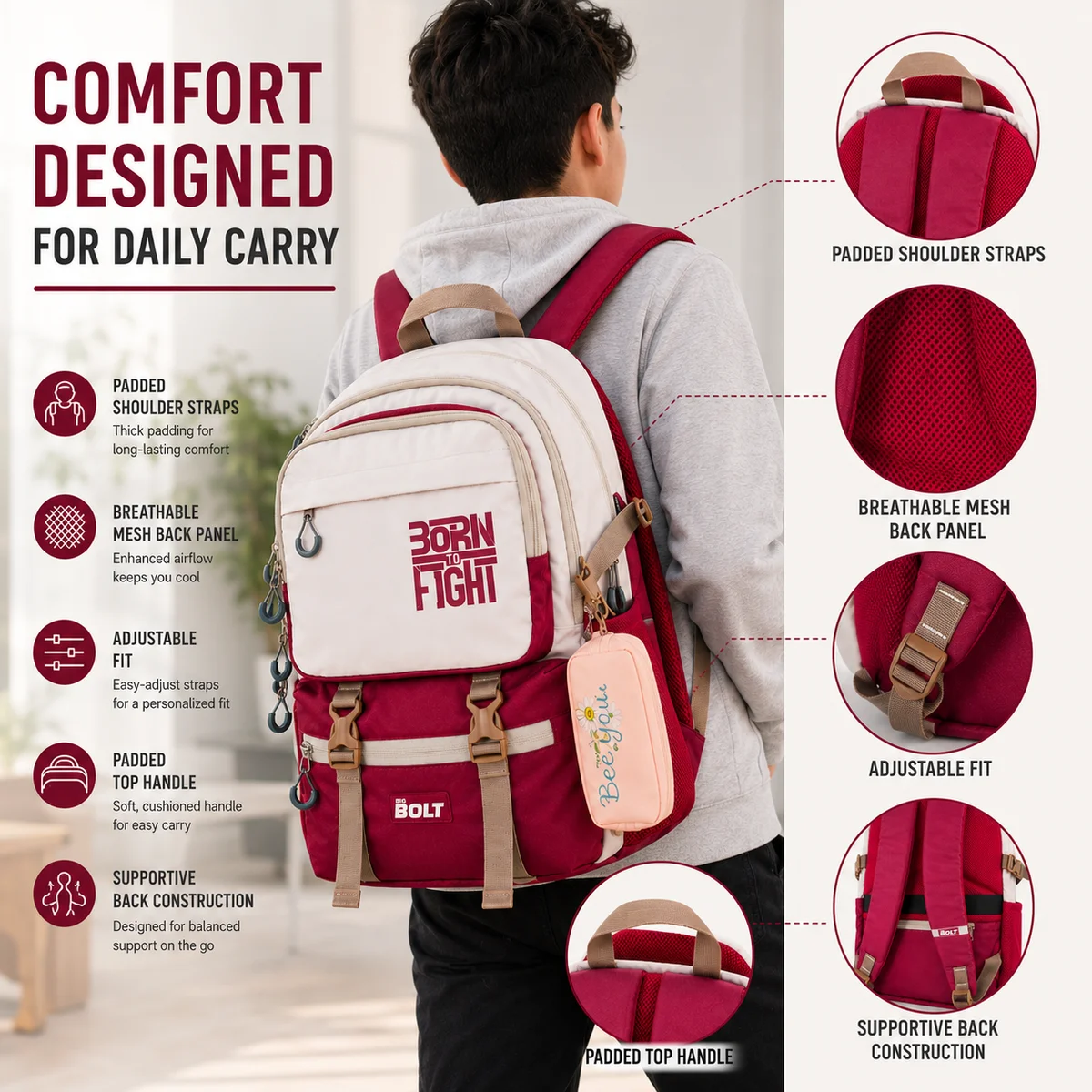 bayberry korean style backpack kids school image