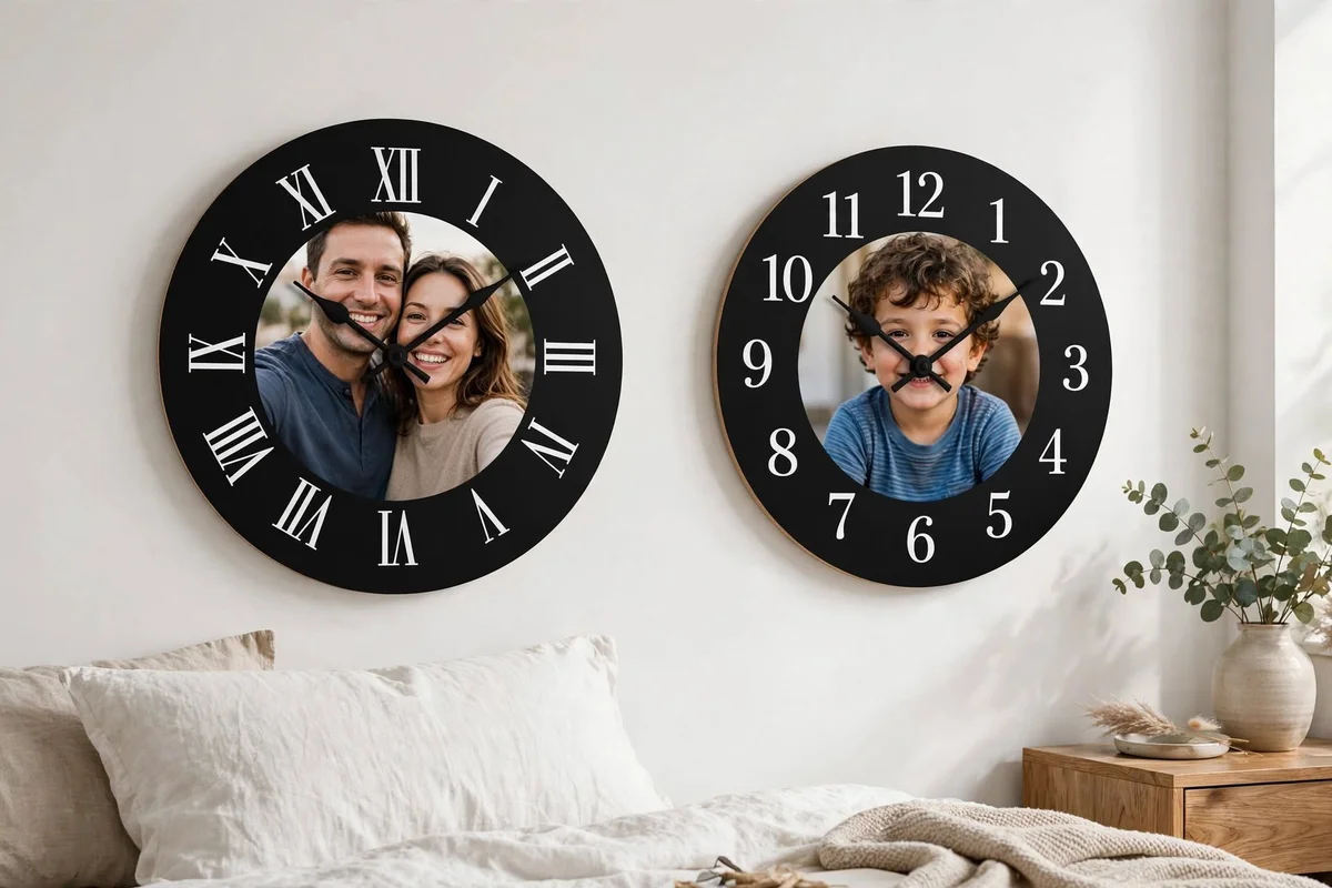 Custom Printed Wall Clock 2