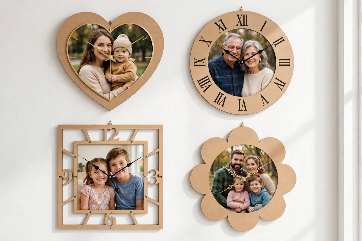 Custom Printed Wall Clock 4
