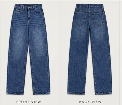 ORYZEN.CO Classic Indigo Relaxed-Fit Denim Jeans