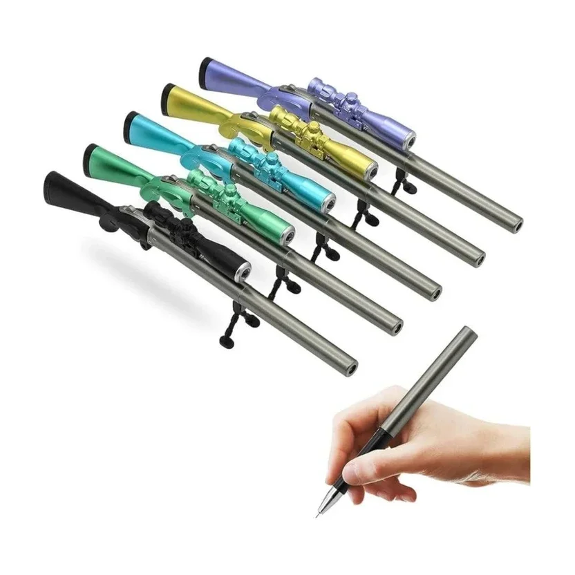 TECHNOCHITRA Designer Fighter Plane Shape Pen Set Gel Pen 7