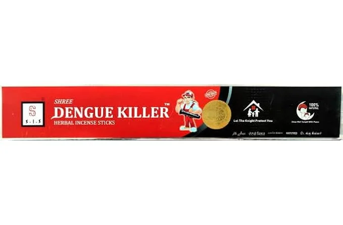 Shree Dengue Killer Herbal Incense Sticks for Mosquito Repellent, Pack of 1