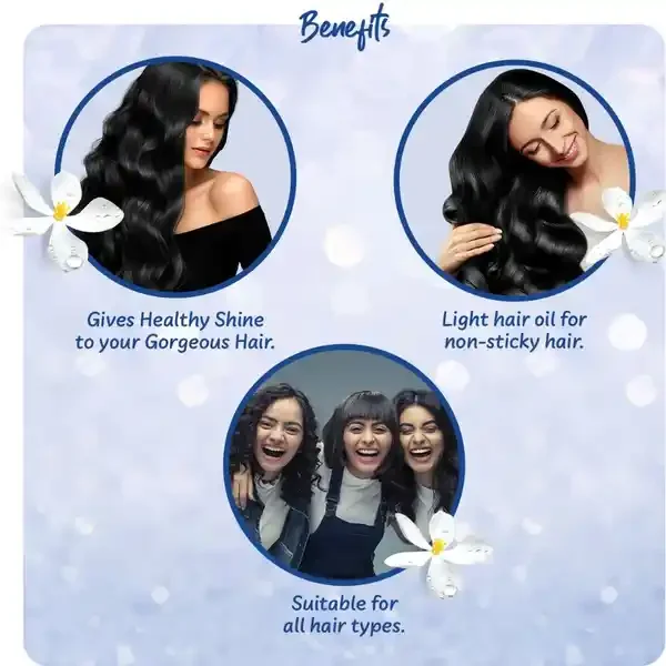 Parachute Advanced Jasmine Coconut Hair Oil - Non-Sticky 6
