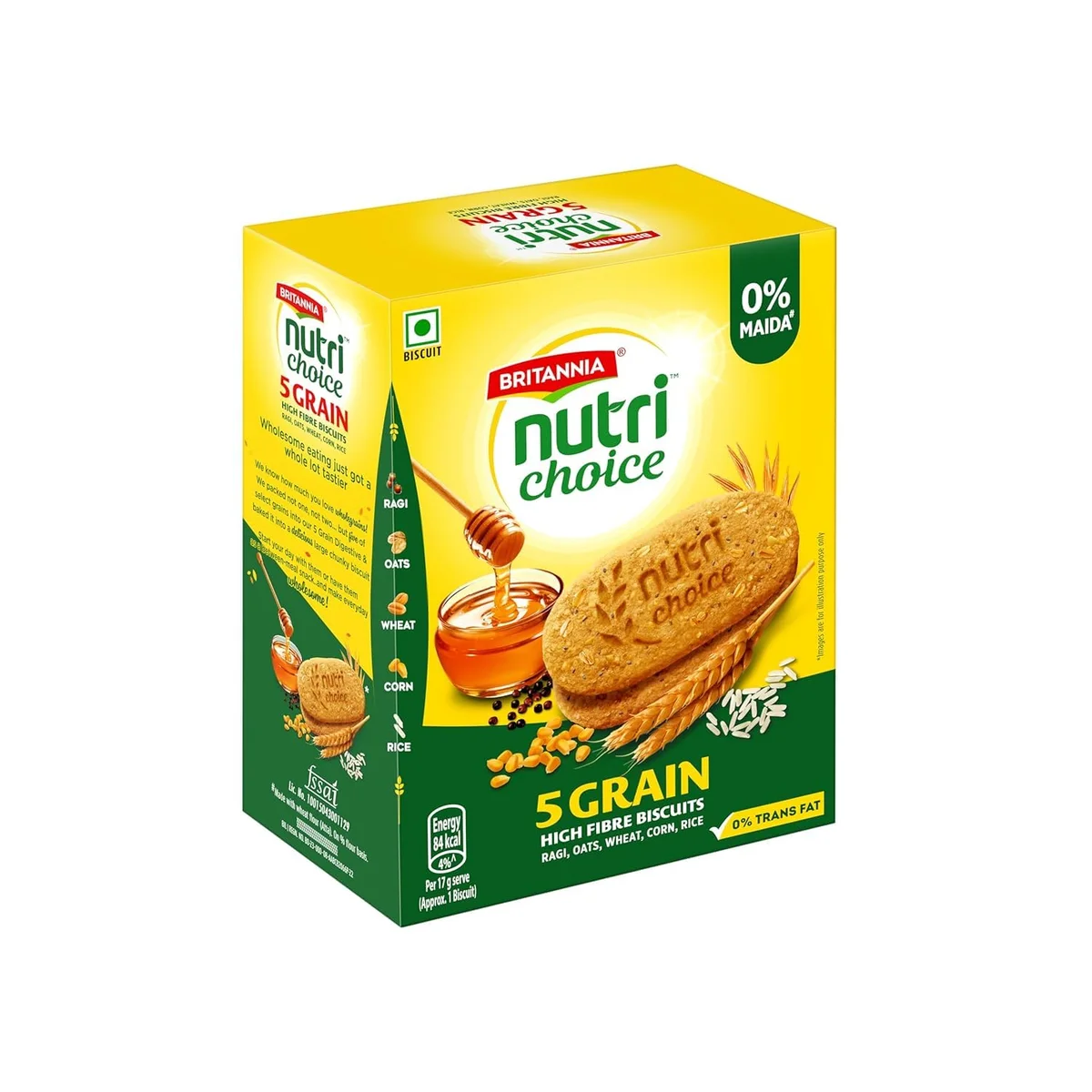 Britannia NutriChoice 5 Grain Digestive Biscuits 200g 4
