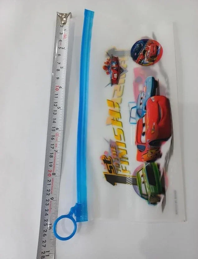 Kids Transparent Stationery Pouch Spiderman, Micky Mouse, Disney Princess Art Plastic Pencil Boxes 4