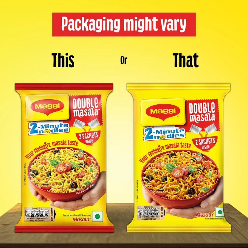Maggi 2- Minute Double Masala Instant Noodles 2