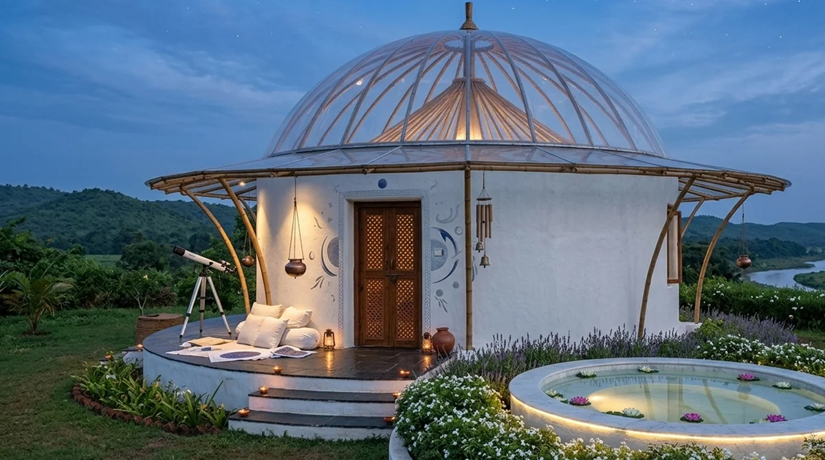 AKASH - The Dome of Stars. The Circle of Sky.