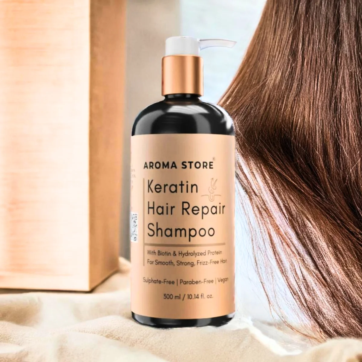 Keratin With Biotin Hair Shampoo by Aroma Store 3