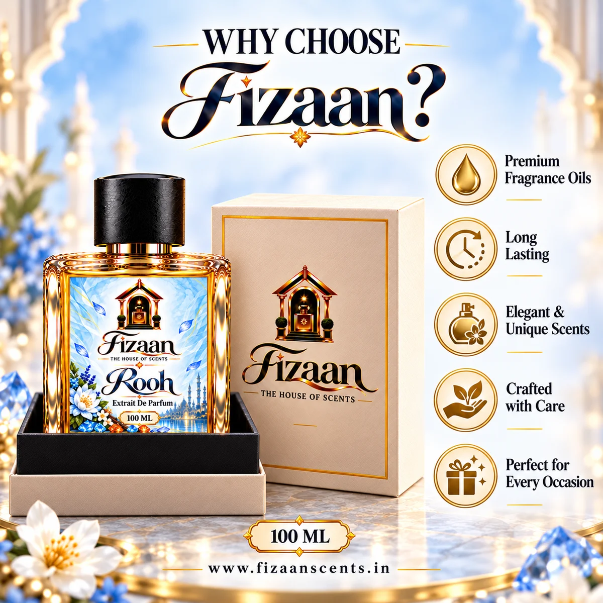100 ML Extrait de Parfum – [Men/Women/Unisex] fragrance by Fizaan