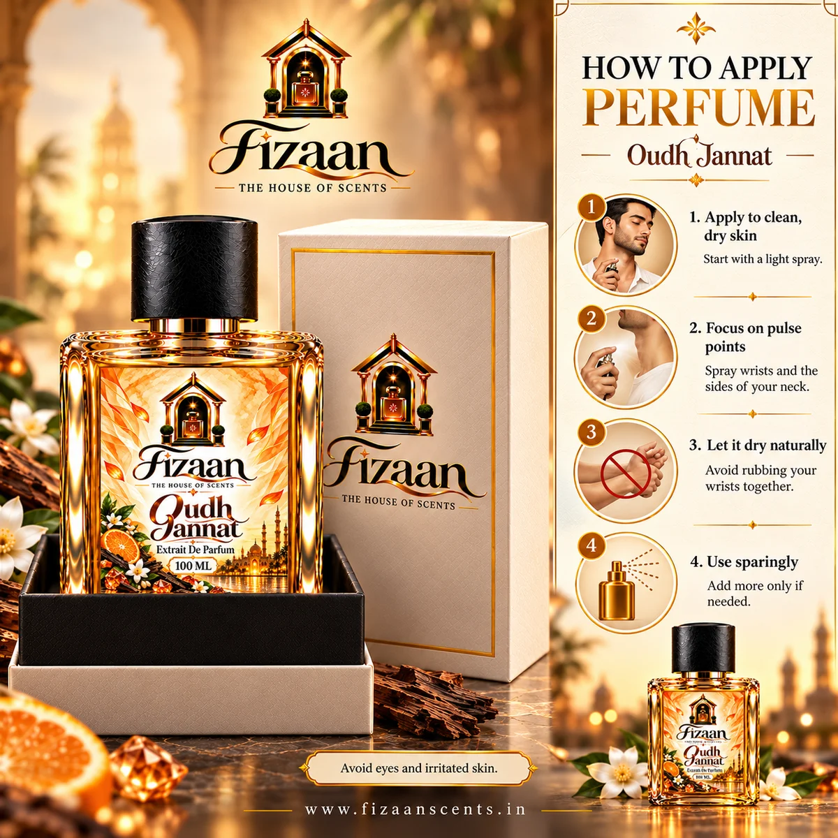Oudh Jannat – Fruity Floral Oudh Extrait de Parfum | 100 ML 6