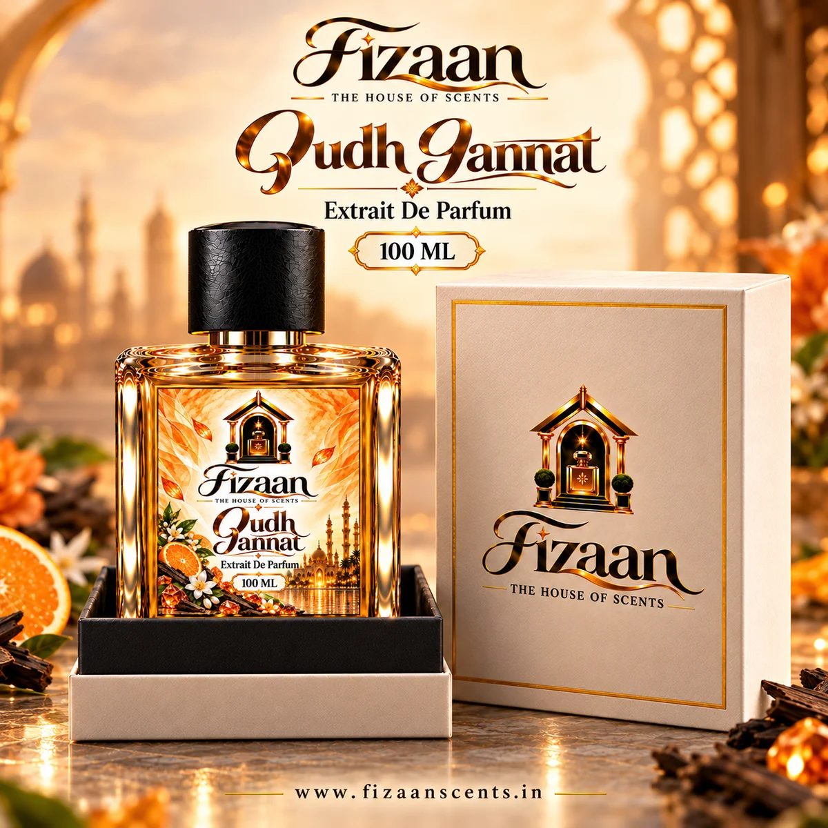 Oudh Jannat – Fruity Floral Oudh Extrait de Parfum | 100 ML