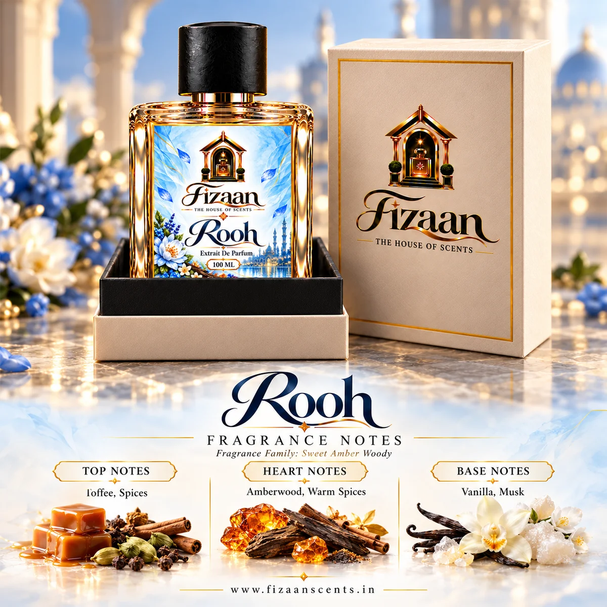 100 ML Extrait de Parfum – fragrance notes and scent profile by Fizaan