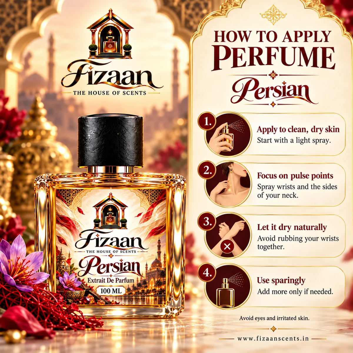 PERSIAN – Warm Spicy Gourmand Extrait de Parfum | 100 ML 6