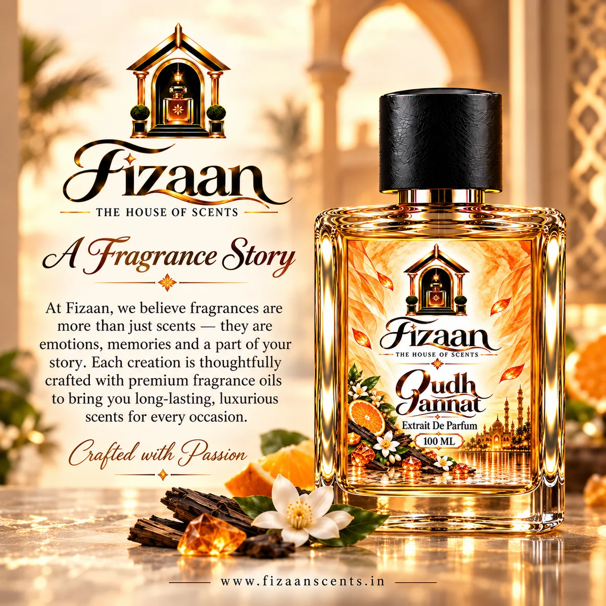 Oudh Jannat – Fruity Floral Oudh Extrait de Parfum | 100 ML 8