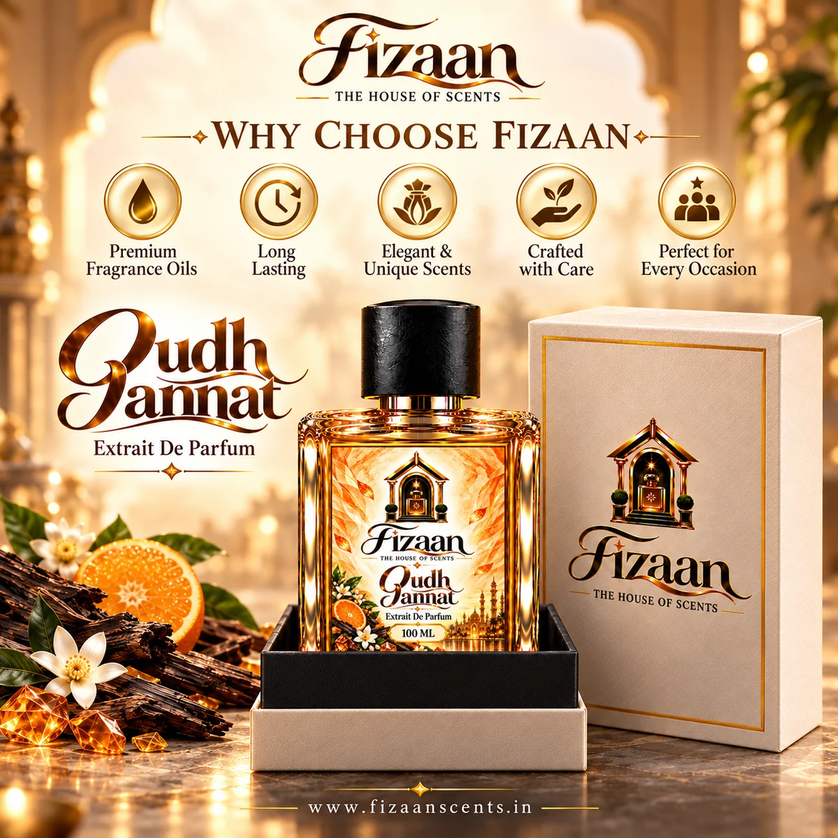 Oudh Jannat – Fruity Floral Oudh Extrait de Parfum | 100 ML 7