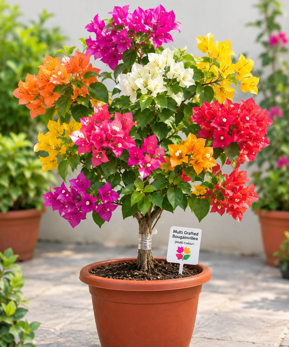 Bougainville Malti Grafted plant (4-5 colour)