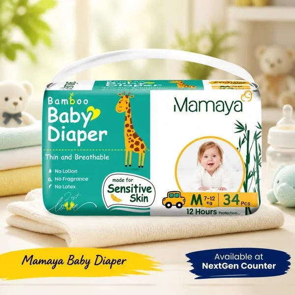 Mamaya Baby Diaper Size M (34p)