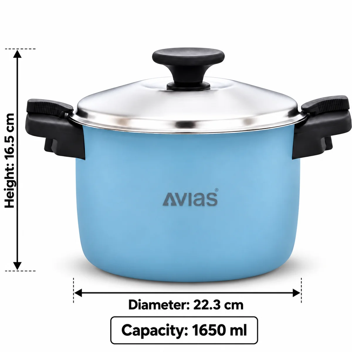 AVIAS Fabius Compact Vacuum Insulated Hot & Cold Casserole, , 1650ml 5