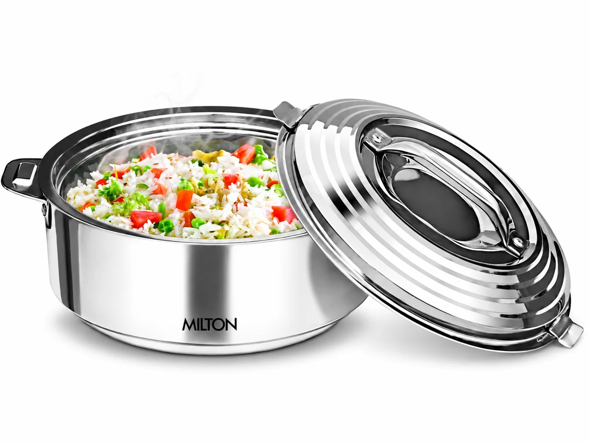 MILTON Galaxia 5000 Insulated Stainless Steel Casserole, 4.56 L 2