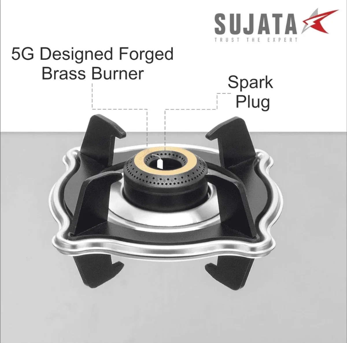 Sujata Majestic 4B auto ignition stove 3