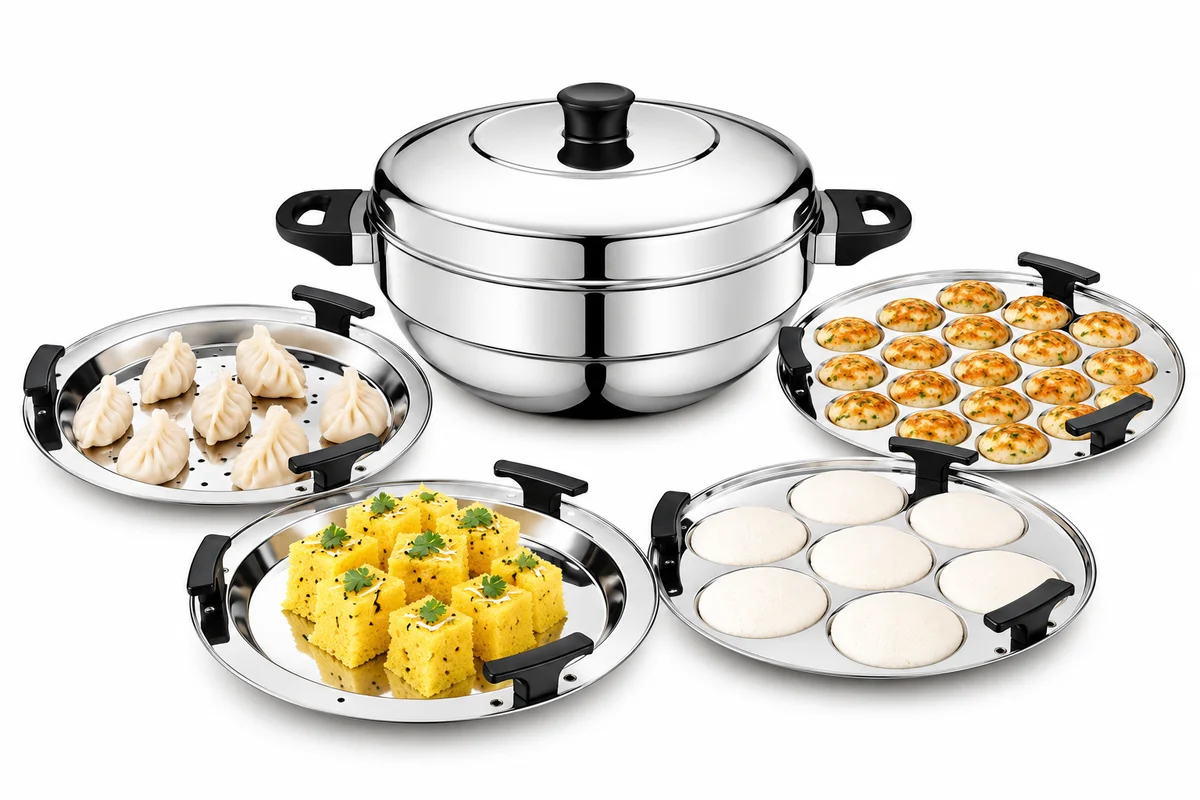 Tri-ply multi Kadai 26cm