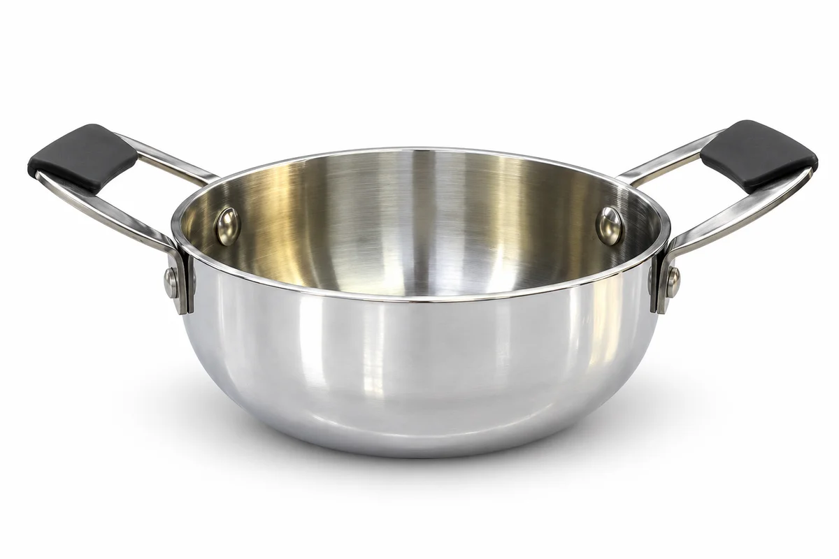 Tri-ply mini kadai 12cm 450ml